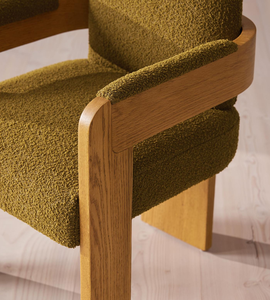 Fauteuil de salon moderne haut de gamme avec dossier pivotant et structure en bois, idéal pour les espaces commerciaux et résidentiels. - Product Image 3