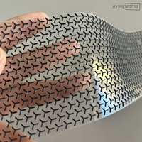 Vêtements de cyclisme, vêtements de yoga, vêtements de sport antidérapants, étiquettes en silicone avec impression par transfert thermique antidérapantes
