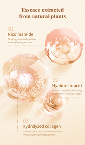 Masque pour la poitrine au collagène en marque privée OEM, contient de l'acide hyaluronique et de la nicotinamide pour hydrater et éclaircir la <span class=keywords><strong>peau</strong></span> - Product Image 3