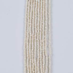 Perlas de Agua Dulce Naturales de Zhuji, Material para Joyería DIY, Perlas Blancas de 2.5-3mm, Perlas Sueltas para Collares y Pulseras - Product Image 2