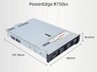 Serveur Rack 2U PowerEdge R750xs Intel Xeon 4314 32 Go RAM 480 Go Stockage 12x 3,5" pour Virtualisation et Charges de Travail Cloud Scalables - En Stock