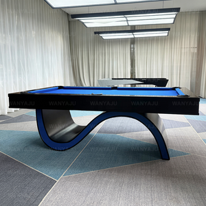 Vente directe d'usine de tables de billard haut de <span class=keywords><strong>gamme</strong></span> de luxe personnalisées de 7 pieds en bois massif pour une variété d'espaces - Product Image 6