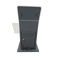 AWSTOUCH Kiosque de commande alimentaire en libre-service avec écran tactile de 15,6 pouces et lecteur de codes-barres, machine de paiement en libre-service pour les commandes