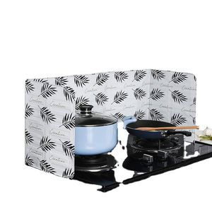 Protection anti-éclaboussures d'huile pour poêle de cuisine, couvercle de protection résistant aux éclaboussures pour cuisinière à gaz, déflecteur de protection anti-éclaboussures, outils de séparation d'huile - Product Image 1