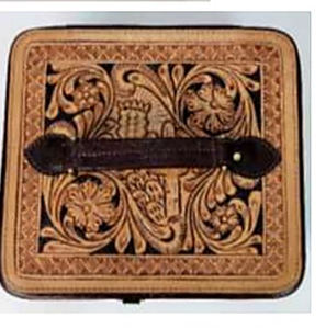 Caja de Almacenamiento de Joyas Clásica Buff TC Cow con Cierre Decorativo Dorado PDM y Acabado Importado de Primera Calidad para Organización del Hogar - Product Image 4