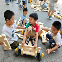 Jeu de construction interactif Kaka Construction, jouet STEM, favorise le développement du langage et de la motricité fine des enfants