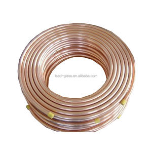 Fabricant de condenseur de tubes en <span class=keywords><strong>cuivre</strong></span> Tube aplati personnalisé Caloduc en <span class=keywords><strong>cuivre</strong></span> 3/8 "5/8" 7/8 "Tube en <span class=keywords><strong>cuivre</strong></span> en-tête <span class=keywords><strong>climatisation</strong></span> - Product Image 1