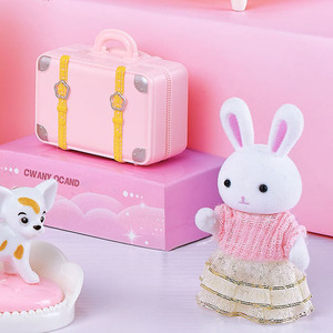 2025 filles nouvelle maison de jeu jouer lapin maison de poupée jouets Mini Double pont <span class=keywords><strong>lit</strong></span> semblant jouer lapin maison accessoires jouets - Product Image 4