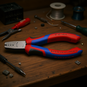 Alicates de crimpado Knipex 0.25-2.5 mm AWG 23-13, herramienta pelacables - Product Image 3