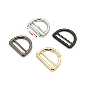 Hebilla Deslizante Metálica Rectangular Ajustable para Cuero, Hebilla Deslizante Tri-glide con Anillo en D, Hebilla de Seguridad para Cinturón - Product Image 1