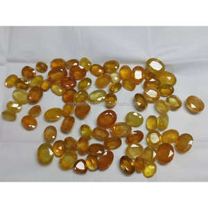 Saphir jaune naturel en vrac, pierre précieuse en verre, taille libre, prix de gros pour la fabrication de bijoux - Product Image 2