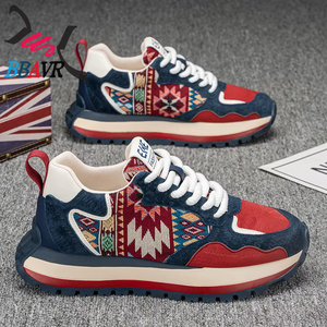 Zapatos Deportivos Casuales para Hombre, Primavera-Otoño 2025, Modernos, Estampados y Bordados, con Suela Gruesa y Aumentadora de Altura, de Malla Transpirable - Product Image 3