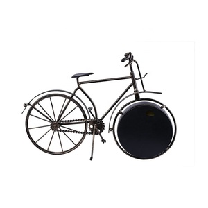<span class=keywords><strong>Orologio</strong></span> <span class=keywords><strong>da</strong></span> Tavolo <span class=keywords><strong>Vintage</strong></span> a Forma di Bicicletta, <span class=keywords><strong>Orologio</strong></span> Silenzioso in Metallo per Ufficio e Camera <span class=keywords><strong>da</strong></span> Letto, Decorazione al Quarzo - Product Image 2
