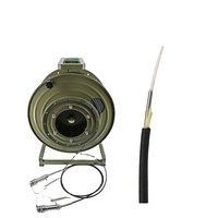 Enrouleur de câble à fibre optique utilisé Temparay Broadcast Communication d'environnement sévère Tambour de câble optique portable