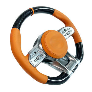 <span class=keywords><strong>Volant</strong></span> en fibre de carbone pour Mercedes Benz a B C E CLASS GLS 809 AMG E300 C300 43 63S W205 W211 <span class=keywords><strong>Volant</strong></span> de voiture de course - Product Image 4