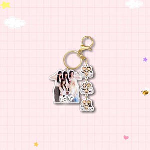 Vente en gros Spot I-DLE Nouveau Porte-clés Pendentif Souvenir en Acrylique avec Impression UV, Motif Dessin Animé, Mini, Créatif, Tendance, Thème Étoile - Product Image 2