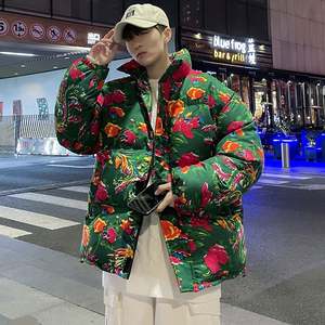 Veste matelassée surdimensionnée avec logo personnalisé, en polaire épaisse pour l'extérieur, nouvelle veste matelassée d'hiver de haute qualité pour hommes, taille plus - Product Image 4