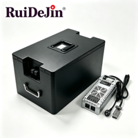 OEM ODM Batterie au lithium LiFePO4 6000 cycles pour chariot de manutention AGV (Automated Guided Vehicle) avec chargeur et écran d'affichage