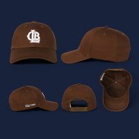 Casquette de baseball ajustable en coton à 6 panneaux avec logo brodé personnalisé de qualité supérieure pour la promotion de marque et le streetwear quotidien