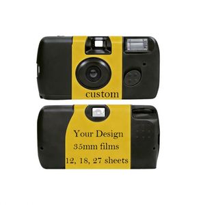 Appareil photo jetable personnalisé 35 mm avec flash, style classique, pour mariage, vente en gros - Product Image 1