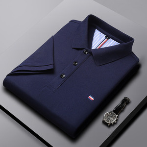 <span class=keywords><strong>Camiseta</strong></span> de Manga Corta para <span class=keywords><strong>Hombre</strong></span>, Holgada, de Punto, de Poliéster/Algodón, Informal, Transpirable y de Secado Rápido - Product Image 4