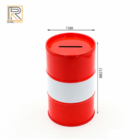 Tirelire Ronde en Métal Personnalisable et Adorable avec Fonction de Rangement de Pièces, Impression Offset, Vente Directe Usine, Boîte à Monnaie en Étain Résistante aux Enfants