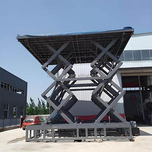 Pabrik Cina disesuaikan 1m-10m tinggi angkat 500kg-100000kg gunting stasioner untuk gudang - Product Image 4