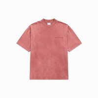 T-shirt Oversize Vierge en Coton 100% Filé Anneau 240 GSM, Grammage Lourd, Logo Personnalisé, Marque Privée, OEM, Faible MOQ