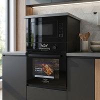 Four électrique encastrable à convection avec fonction turbo et minuterie mécanique pour usage domestique et hôtelier