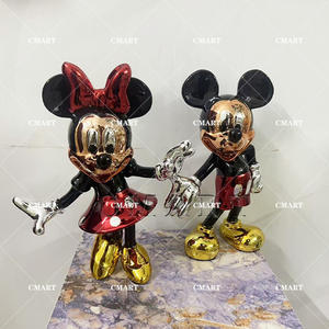 Figurines Chrome Mario Popeye Multicolores, Sculpture Mickey, Sculpture Pop Art Alec Monopoly, Statue Scrooge <span class=keywords><strong>Mc</strong></span> Donald Duck - Product Image 6