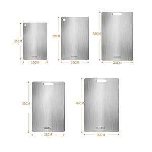 เขียงสแตนเลสหนาพิเศษ ป้องกันแบคทีเรียและเชื้อรา สำหรับใช้ในครัวเรือน นวดแป้ง - Product Image 1