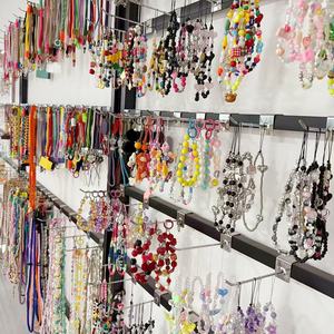 Catena per Telefono all'Ingrosso a Basso Prezzo, Cordino per Telefono in Plastica Acrilica con Perline, Simpatico Portachiavi Pendente, Ciondoli per Cellulare con Perline - Product Image 1