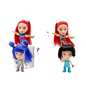 TEHAUX 40 Piezas De Cabeza De Muñeca De Vinilo A Granel Llaveros De Muneca Bebe Para Mesa De Encanto Llavero Bjd Cabeza De Muneca Reemplazo Piezas