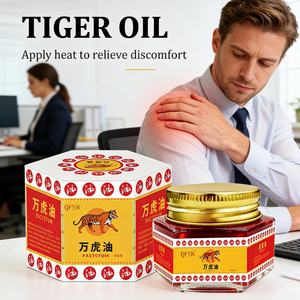 Bálsamo de Tigre Original Rojo/Blanco Ungüento de León Chino para el Dolor Muscular - Product Image 1