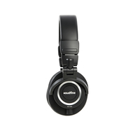 Casque DJ pliable Audfine AH7500 avec haut-parleurs de 50 mm, personnalisable OEM, certifié CE RoHS, livraison rapide