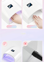 Vente en gros 66W sans fil Gel UV LED lampe à ongles Bling Rhinestone batterie sans fil chargeant la lampe à ongles