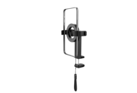 Support de téléphone magnétique flexible à hauteur réglable avec support à pince à rotation à 360 ° pour support de bureau et multi-usage