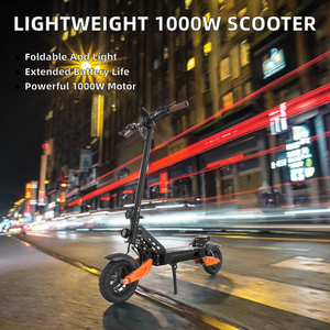 มอเตอร์สกู๊ตเตอร์ 48V 1000W พร้อมยางสุญญากาศขนาด 10 นิ้ว แบตเตอรี่ลิเธียม สำหรับการเดินทางประจำวัน รับน้ำหนักได้ 150 กก. - Product Image 2