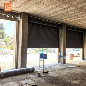 Porte à enroulement moderne en acier galvanisé et alliage d'aluminium, résistante au vent, avec serrures de sécurité pour garage - Product Image 3