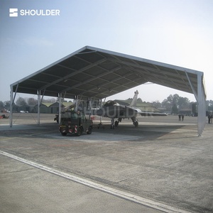 Carpa de Almacenamiento para Aeronaves Privadas con Estructura de Aluminio, Techo de PVC Impermeable, Carpa para Helicópteros, Carpa Industrial para Estacionamiento - Product Image 3