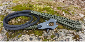 Kalung dan Tali Anjing Bebas Genggam yang Dapat Disesuaikan, Tali Anjing Besar Model Frog dengan Pengait Putar dan Carabiner yang Dapat Dilepas - Product Image 6