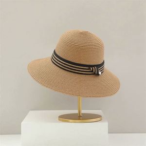 Wholesale Beach Straw <b>Hat</b> and <b>Bag</b> Set Women Large Capacity Tote Shoulder <b>Bag</b> and Straw <b>Hats</b> Set - Product Image 4