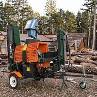 Machine universelle de traitement du bois combiné multifonction, 30 tonnes, processeur de bois de chauffage, séparateur de bûches