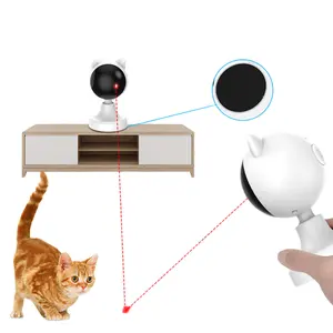 Otomatik kedi lazer oyuncak yakalamak eğitim kedi oyuncak interaktif kedi lazer oyuncak komik Pet lazer işaretçi için kapalı
