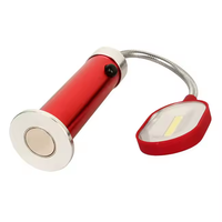Lampe de barbecue LED COB portable, bras flexible à col de cygne à 360 degrés, lumière de travail magnétique en aluminium pour extérieur, indice de protection IP54, 160