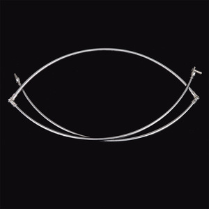 Anneau de filet de pêche pliable en acier inoxydable, 3035404550, accessoire de matériel de pêche pour filets de capture de poissons - Product Image 1