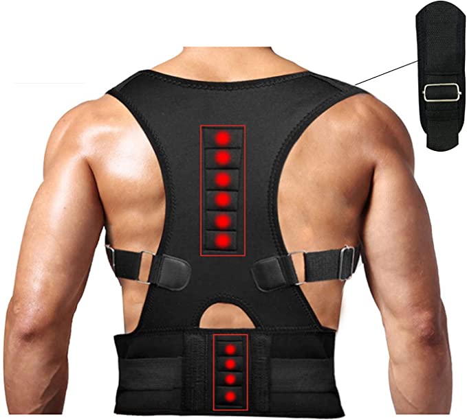 Медицинский корректор горба, бандаж для выпрямления спины, магнитный Корректор осанки для мужчин и женщин