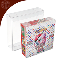 Boîte de rangement japonaise pour boosters PET 5 mm, compatible avec 1 booster JP standard ou 2 boosters JP de haute qualité, lot de 30 boîtes de rangement pour boosters japonais.