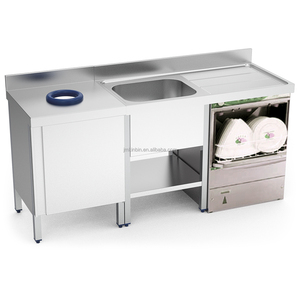 Carrito de Basura para Cocina Comercial, Carro de Acero Inoxidable para Clasificación de Residuos con Anillos de Goma Codificados por Colores para Catering y Restaurantes - Product Image 3