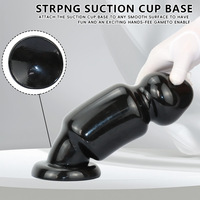 Dildo géant noir de 95 cm, plug anal extra-large et épais, jouet pour fisting, surdimensionné pour hommes, utilisation anale relaxante